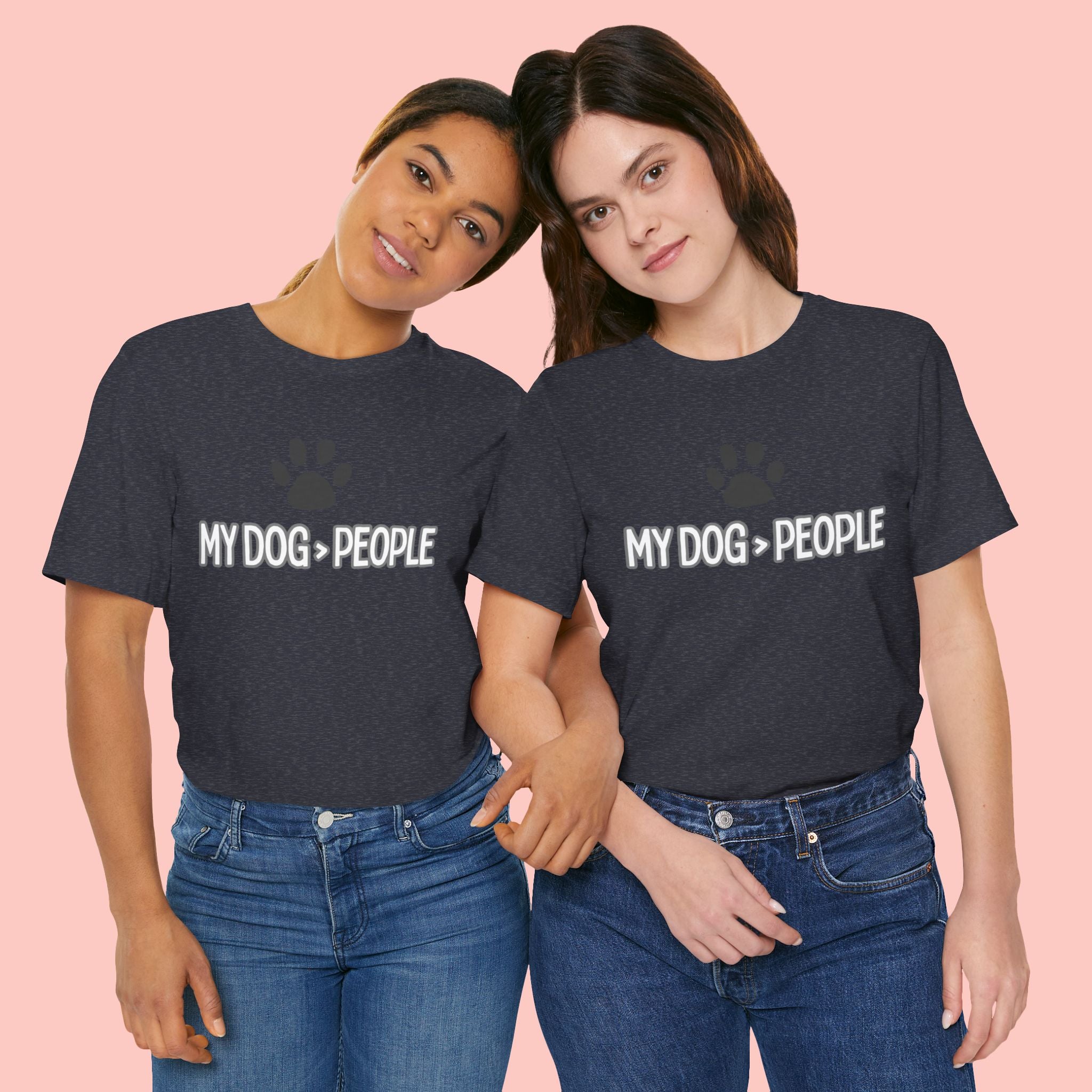 My Dog People T-Shirt — Dog Paw Graphic Tee for Dog Lovers