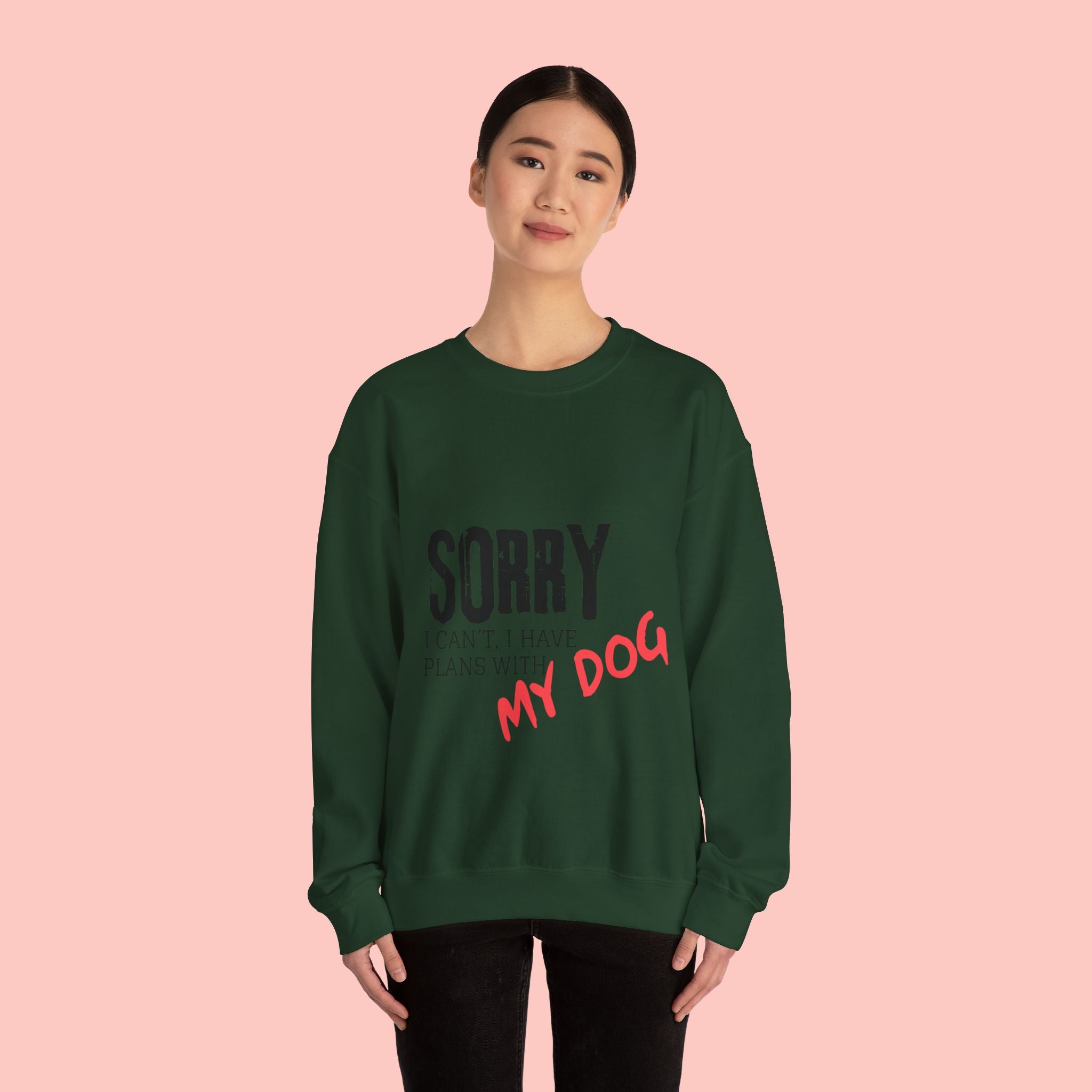 Sorry I Can't I Have Plans With My Dog Sweatshirt