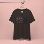 Two Paws, One Mom T-Shirt – Cute Dog Mom Paw Print Tee