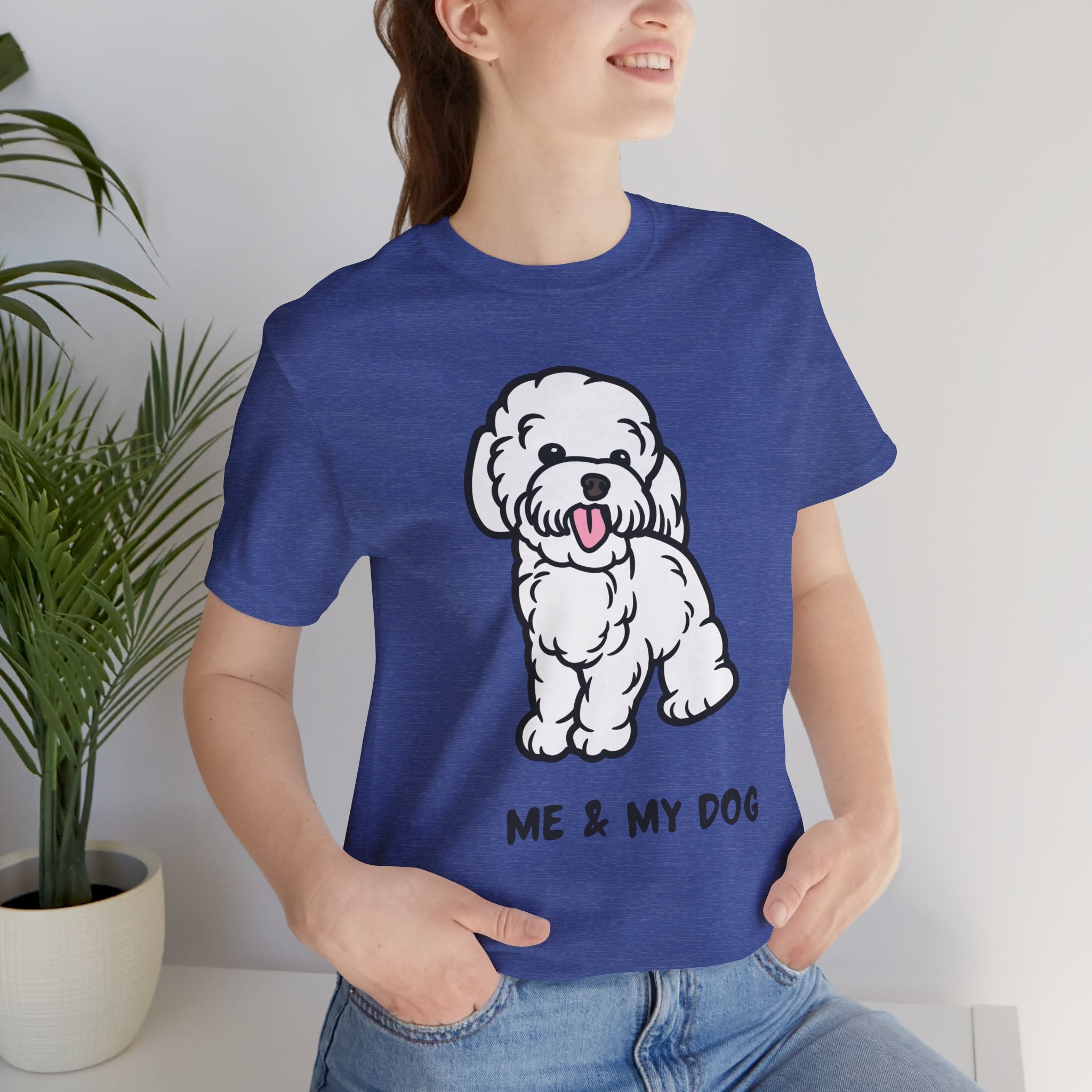 Me & My Dog T-Shirt — Cute Cartoon Puppy Tee for Dog Lovers