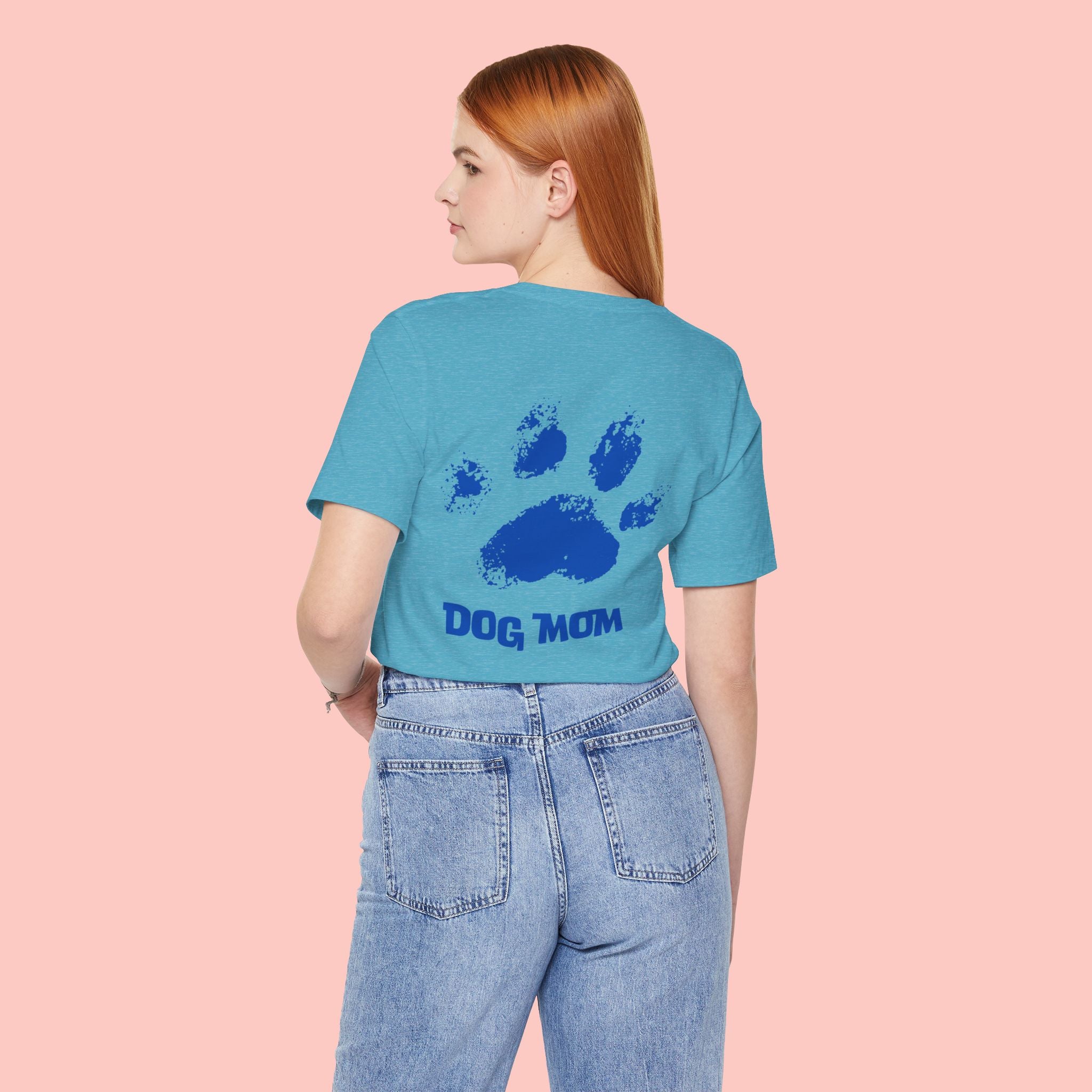 Dog Mom Paw Print T-Shirt