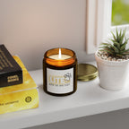 Coconut Apricot Scented Candle — "Lite Me When The Dog Farts" (4oz / 9oz)