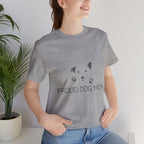 Proud Dog Mom T-Shirt — Cute Paw Print Dog Mom Tee