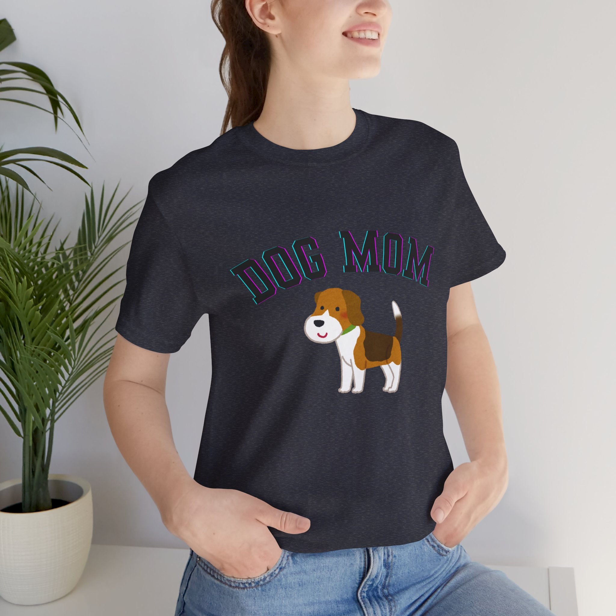 Dog Mom T-Shirt — Cute Beagle Graphic Tee for Dog Lovers