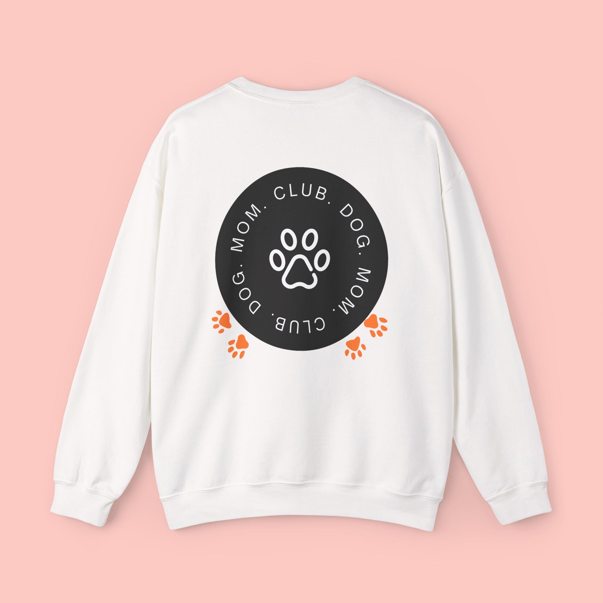 Dog Mom Club Sweatshirt — Paw Print Crewneck