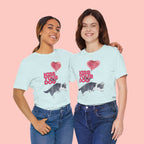 Kiss Your Dog T-Shirt — Cute Corgi with Heart Balloon Pet Lover Tee