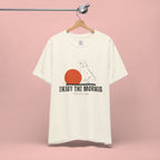 Enjoy the Morning Dog T-Shirt — Graphic Sunrise Pet Lover Tee