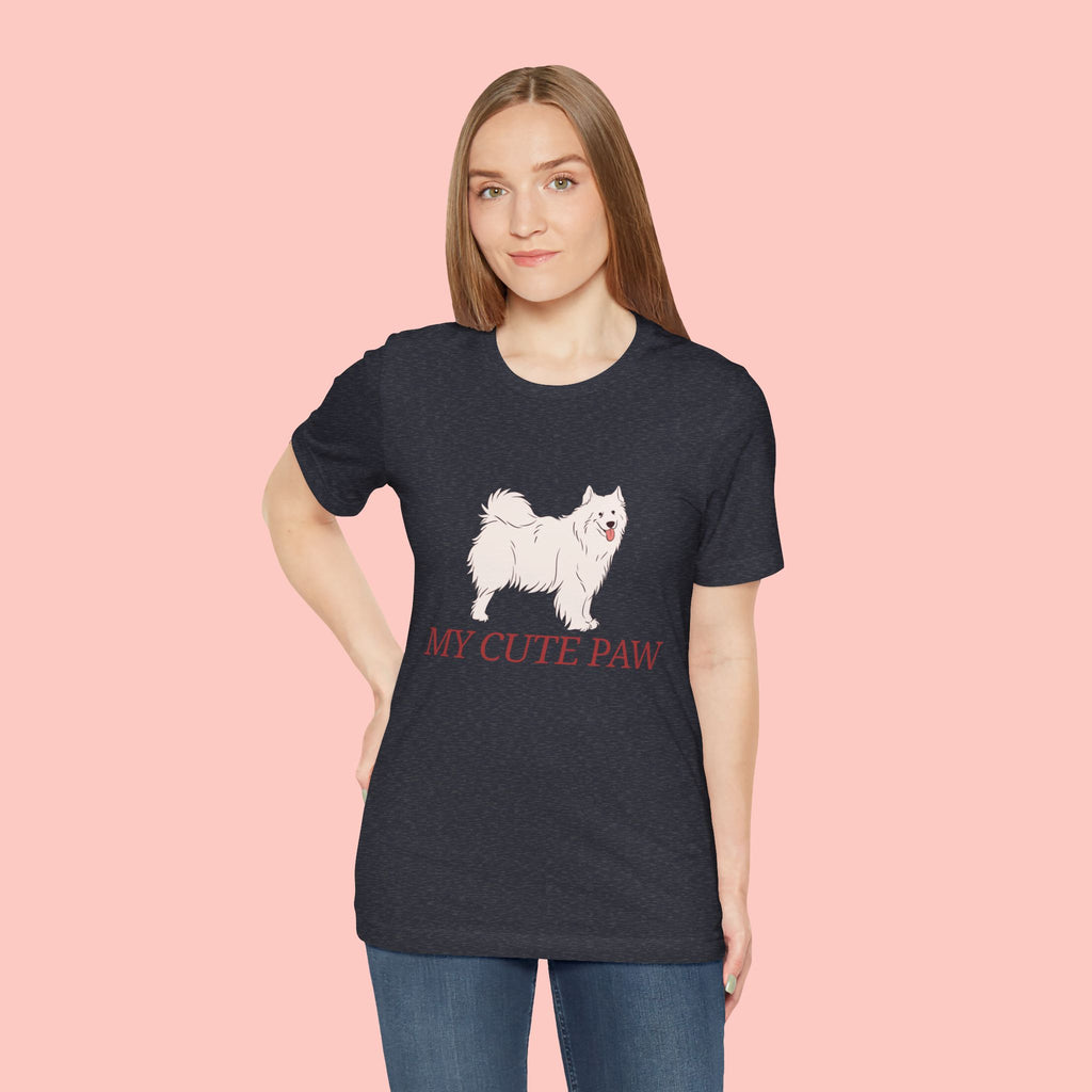 My Cute Paw Samoyed T‑Shirt — Cute Dog Graphic Tee for Pet Lovers
