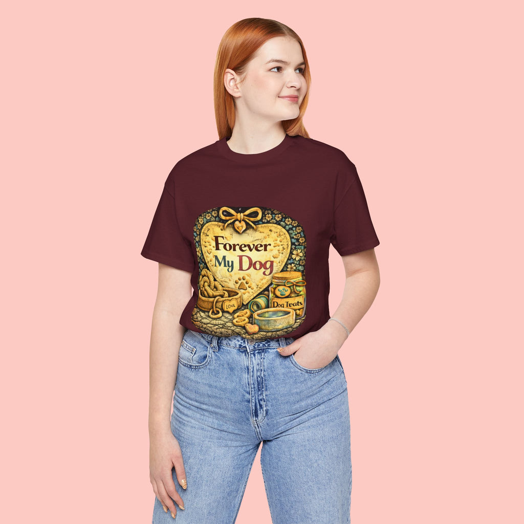 Dog T-Shirt — "Forever My Dog" Vintage Pet Lovers Tee