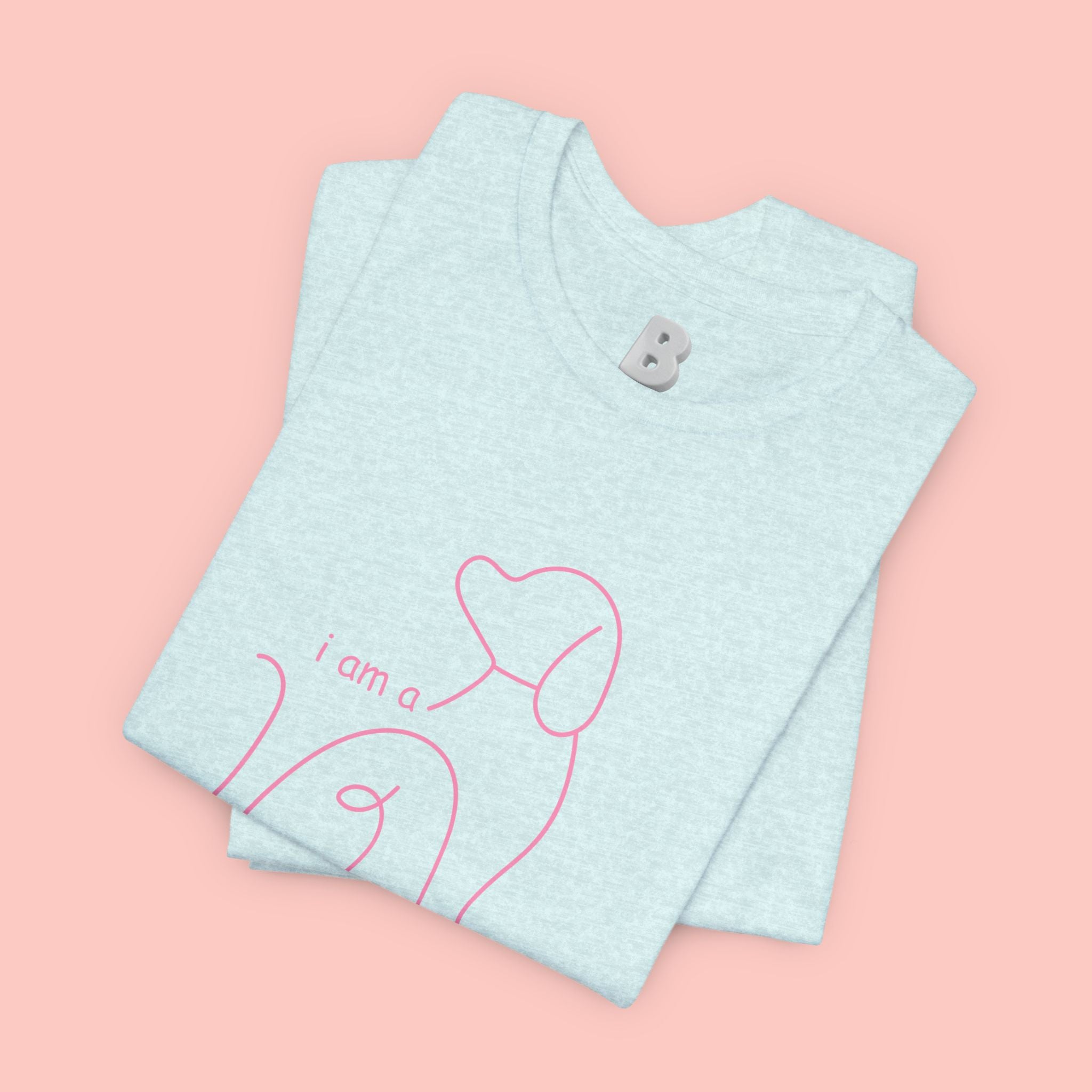 Dog Mom T‑Shirt – Minimal Pink Line Art Dog Tee