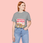 Proud Dog Mom T-Shirt — Cute Corgi & Golden Retriever Floral Tee for Pet Lovers