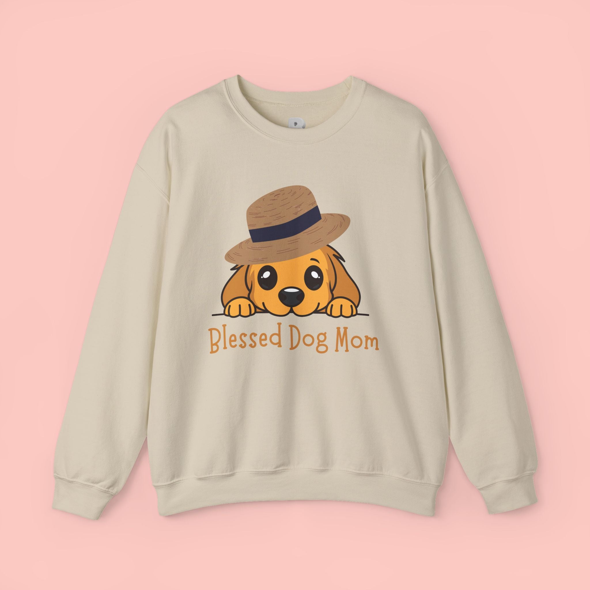 Blessed Dog Mom Sweatshirt — Cute Puppy Mom Crewneck
