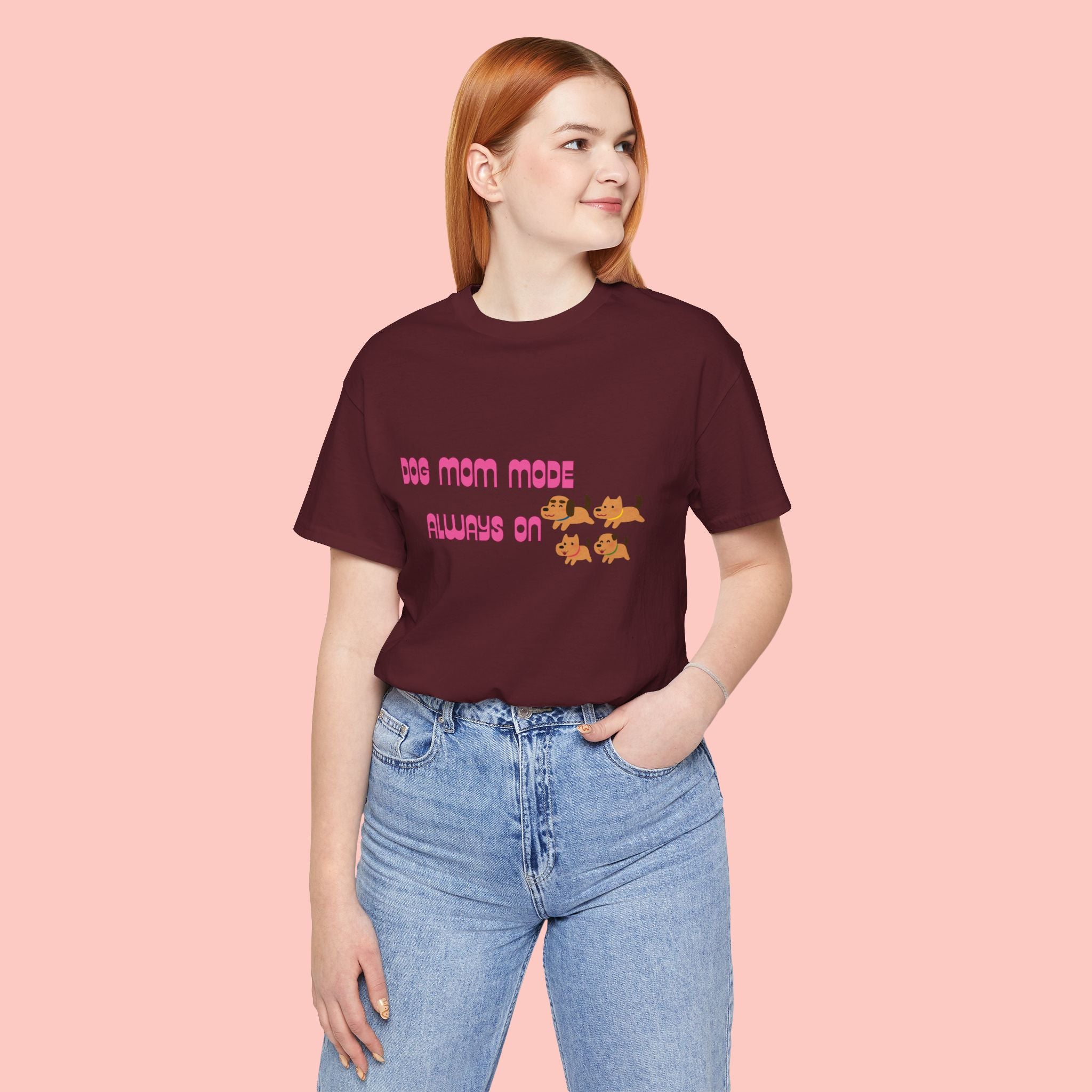 Dog Mom Mode Always On Tee