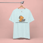Zoom Meeting Approved Tee — Cute Puppy with Headset Laptop Graphic