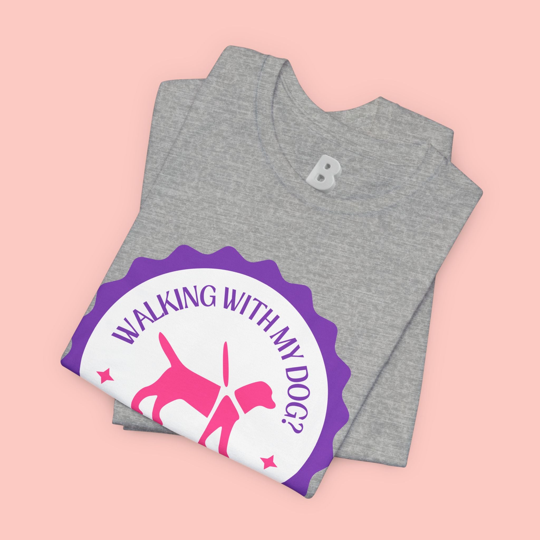 Walking With My Dogs T‑Shirt — "Can't Say No" Dog Lover Tee