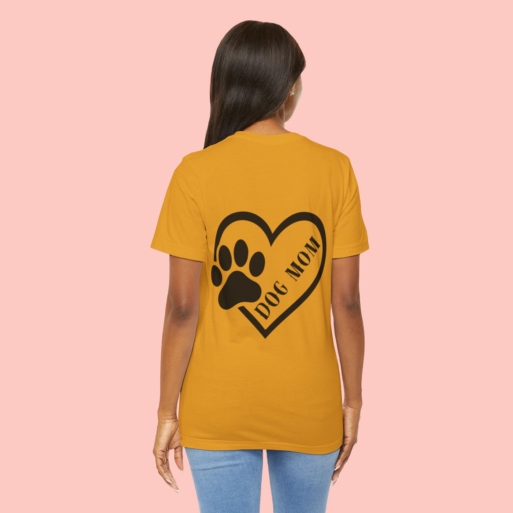 Dog Mom Heart Paw T-Shirt – Cute Pet Lover Tee
