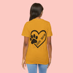 Dog Mom Heart Paw T-Shirt – Cute Pet Lover Tee