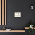 My Dog Is My Favorite Child Canvas Wall Art – Cute Dog Quote Home Decor