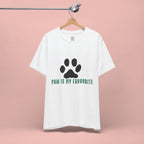 Paw Is My Favourite T‑Shirt — Dog Lover Paw Print Tee