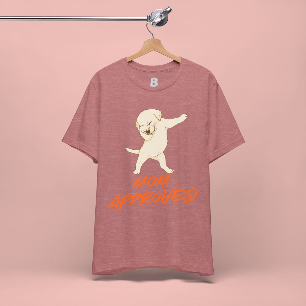 Mom Approved Tee — Dab Dog Graphic T‑Shirt