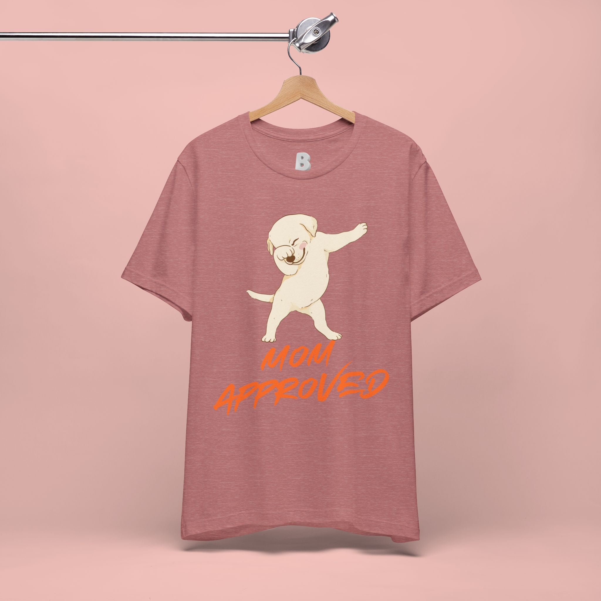 Mom Approved Tee — Dab Dog Graphic T‑Shirt
