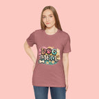Dog Mom T-Shirt — Colorful Paw Print Graphic Tee for Pet Lovers