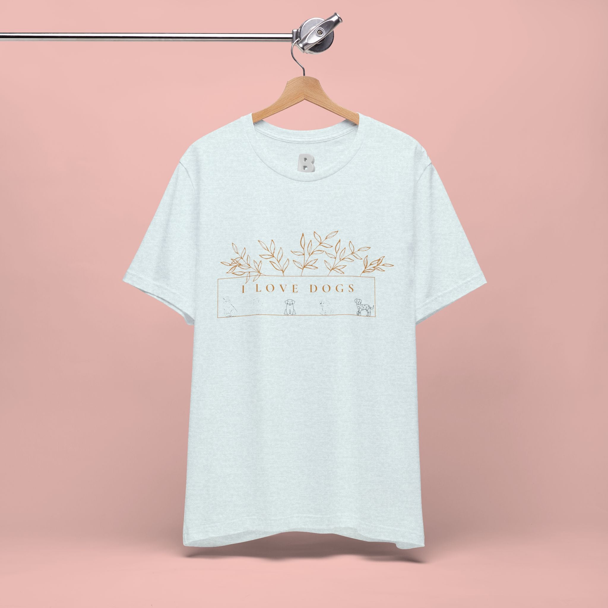 Love Dogs Floral Tee — I Love Dogs Graphic T-Shirt