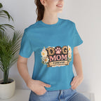 Dog Mom Forever T‑Shirt — Floral Paw Print Tee for Pet Lovers