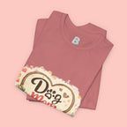 Dog Mom T-Shirt – Floral Paw Heart Graphic Tee