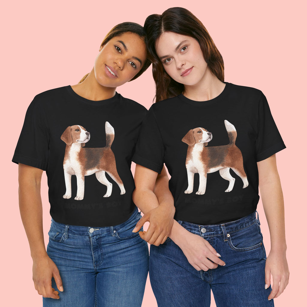 Mommy's Boy Beagle T-Shirt — Cute Dog Lover Tee