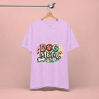 Dog Mom T-Shirt — Colorful Paw Print Graphic Tee for Pet Lovers