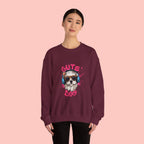Cute Dog Sweatshirt — Cool Pup with Headphones Graphic Crewneck