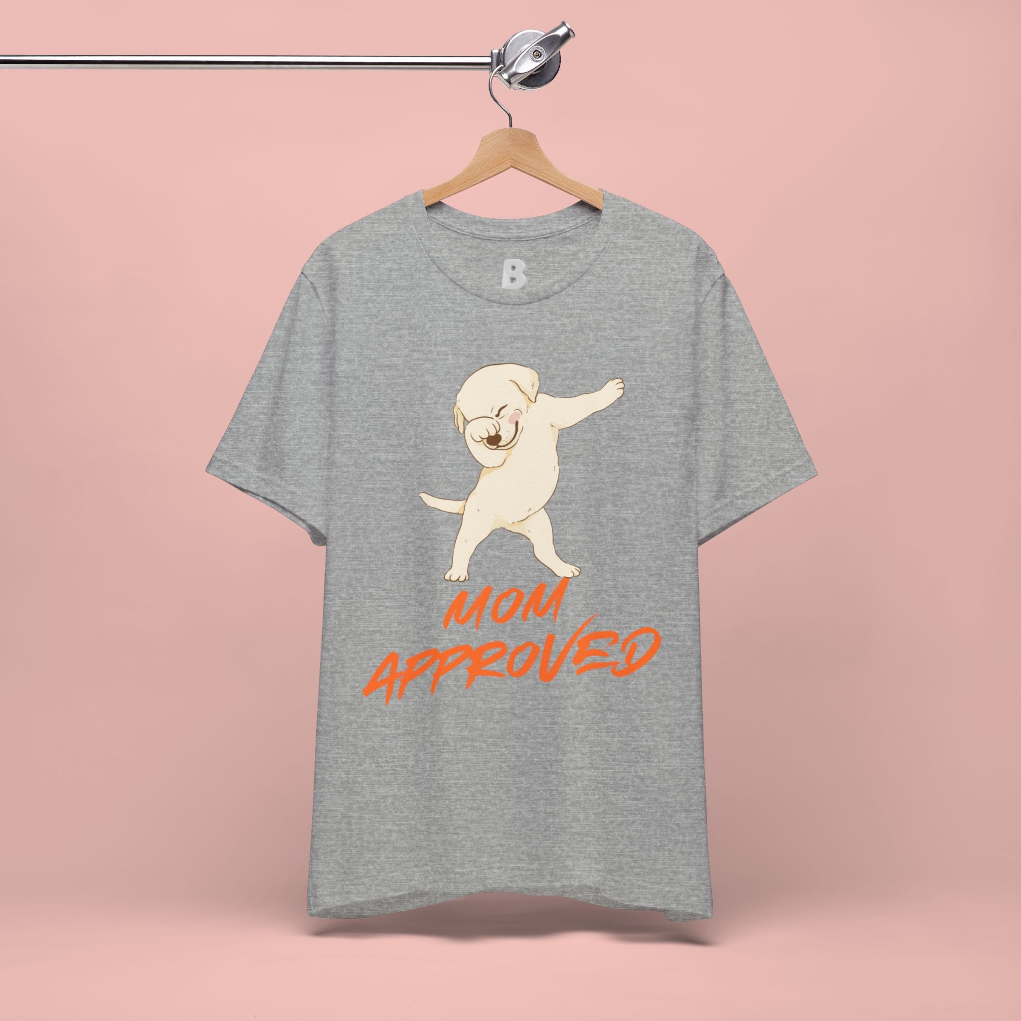 Mom Approved Tee — Dab Dog Graphic T‑Shirt