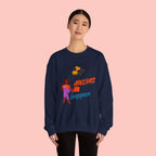 Always Happen Crewneck Sweatshirt – Funny Coffee & Snack Thought Graphic