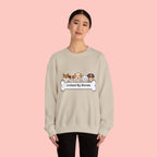 Dog Crewneck Sweatshirt — "United By Bones" Cute Puppy Graphic