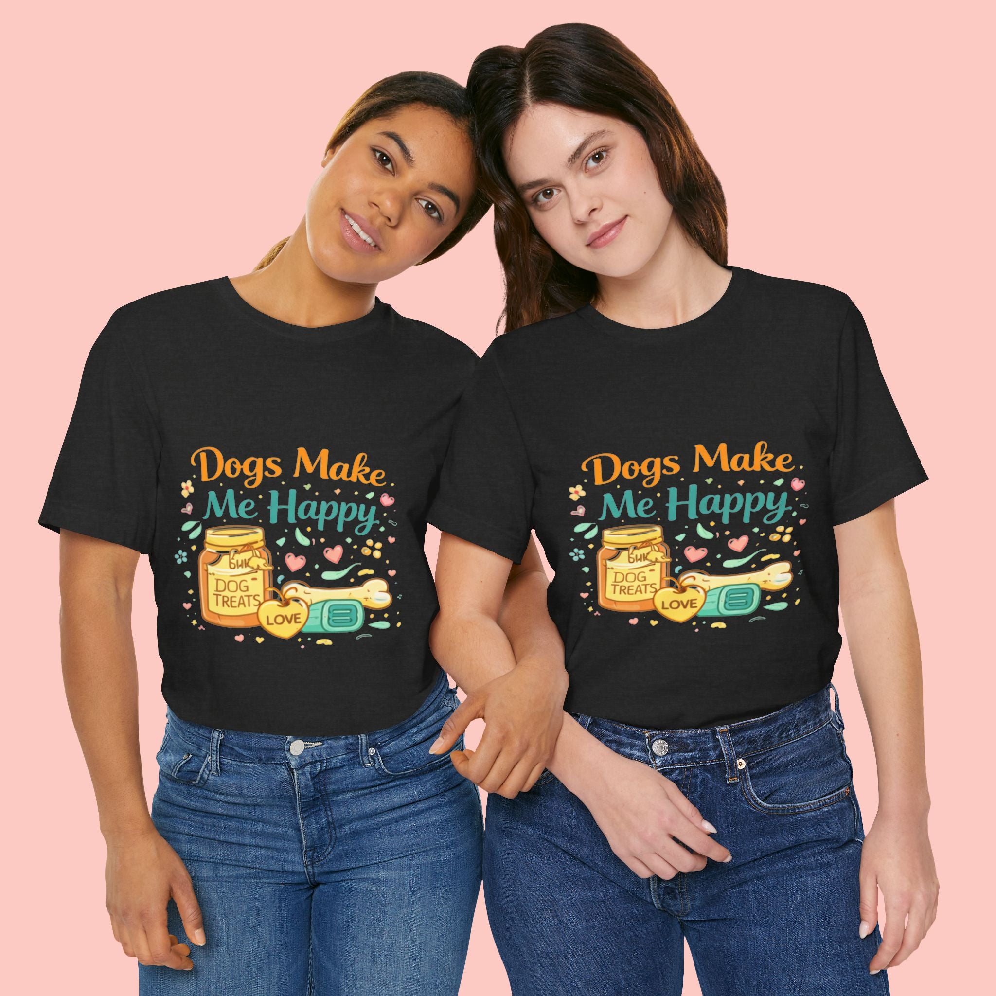 Dogs Make Me Happy T-Shirt