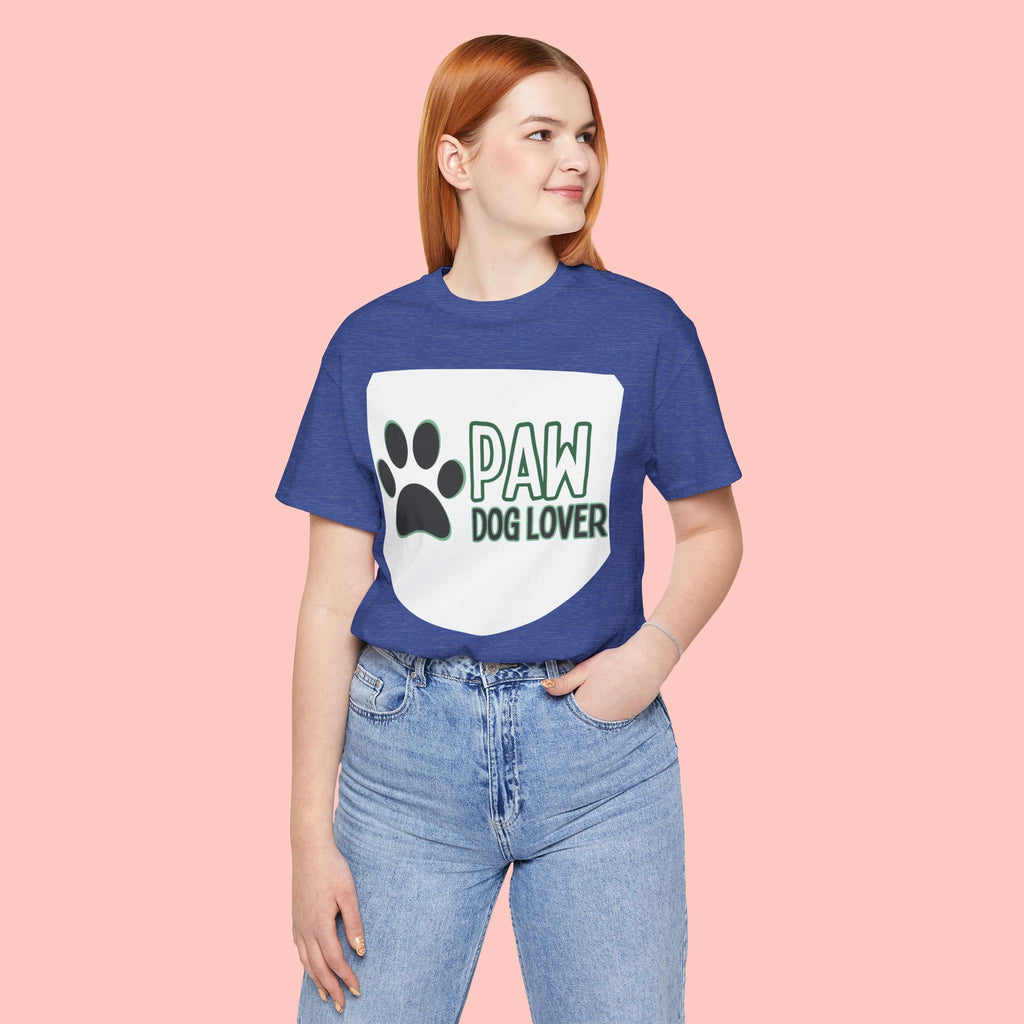 Paw Dog Lover T-Shirt — Cute Paw Print Tee for Dog Owners