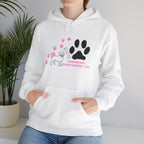 Dog Lover Hoodie — "Pawprints Wherever I Go" Pullover