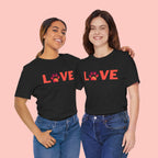 Dog Lover Tee - "LOVE My Dog > People" Paw Print Graphic T-Shirt