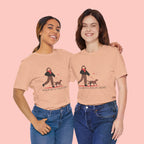 Walk With Your Dog Tee — Cute Dog Walking Graphic T-Shirt