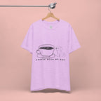 Coffee With My Dog T‑Shirt — Cute Minimalist Dog & Coffee Tee
