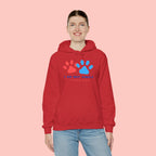 Dog Mom Hoodie – “I Am Not Single I Have Dog” Paw Print Hoodie