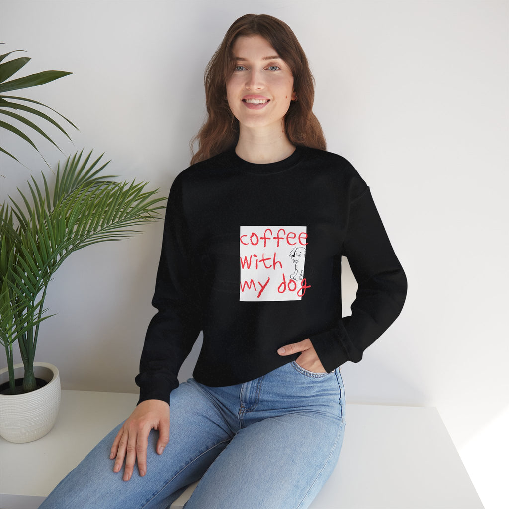 Coffee With My Dog Crewneck Sweatshirt