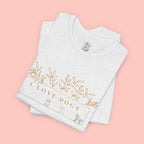 Love Dogs Floral Tee — I Love Dogs Graphic T-Shirt