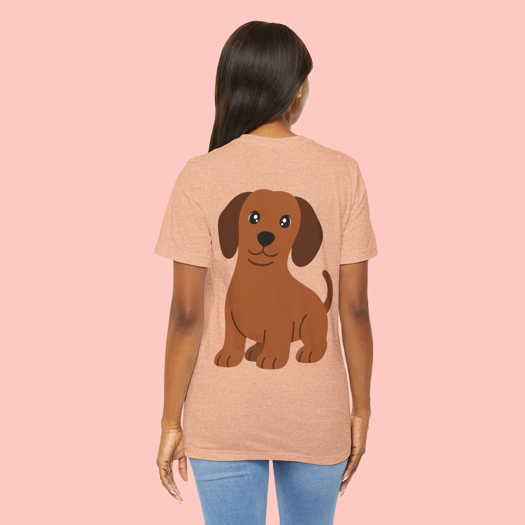 Dachshund Graphic Tee - Cute Brown Sausage Dog T-Shirt