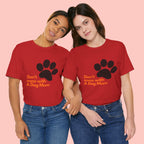Don’t Mess With A Dog Mom T-Shirt — Paw Print Tee for Dog Lovers