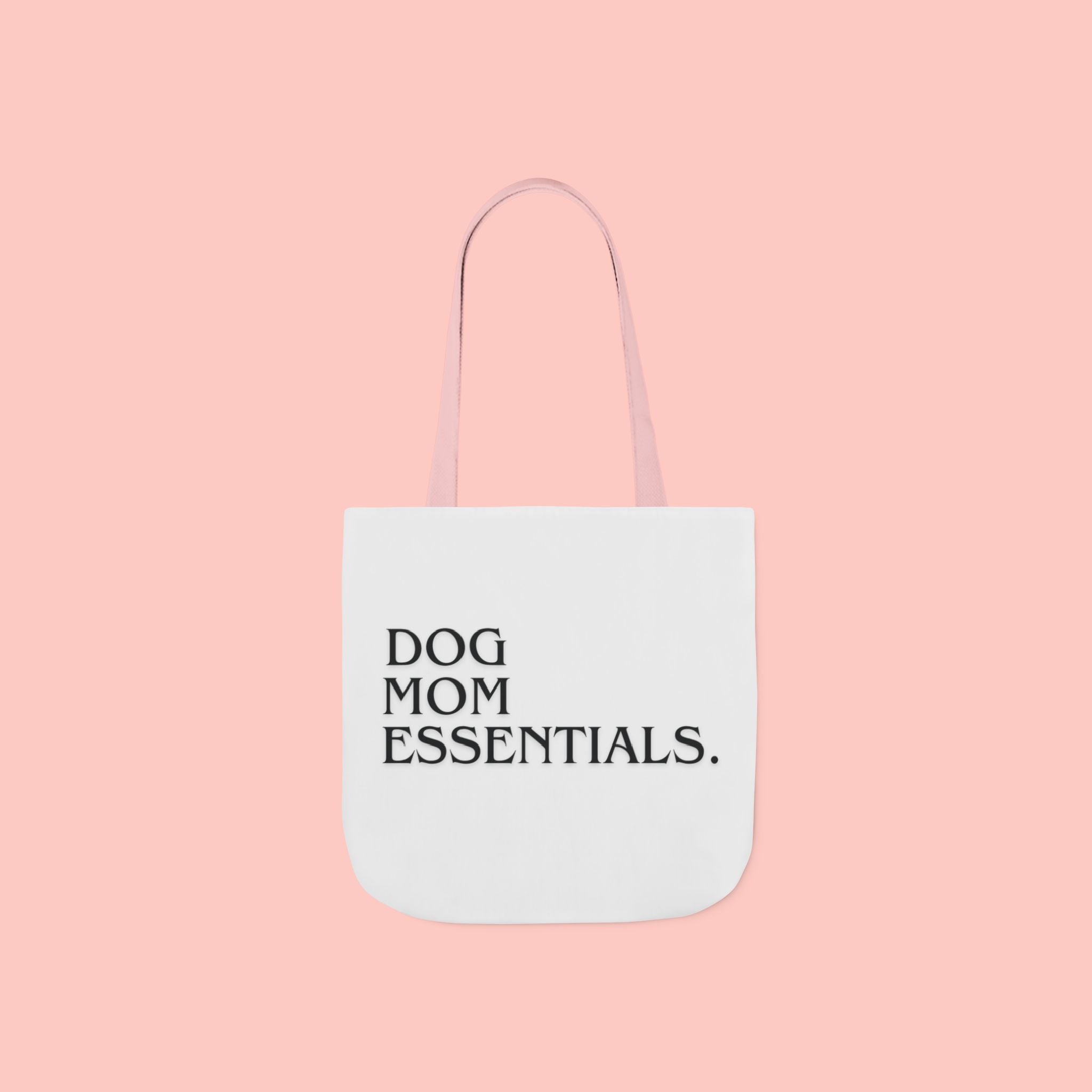 Dog Mom Essentials Canvas Tote — Funny Dog Mom Gift Tote Bag