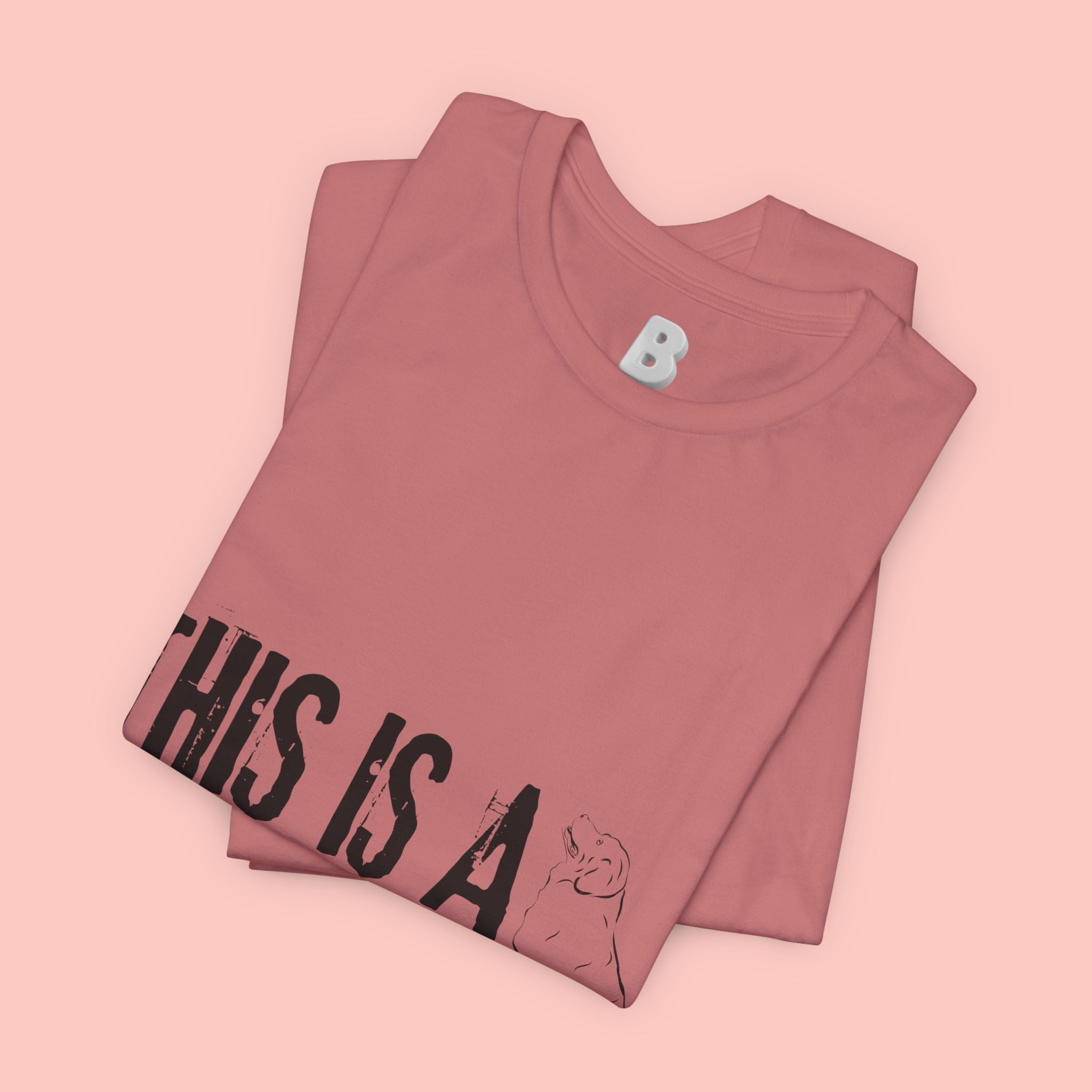 Dog Mom T-Shirt – "This Is A Dog Mom" Graphic Tee