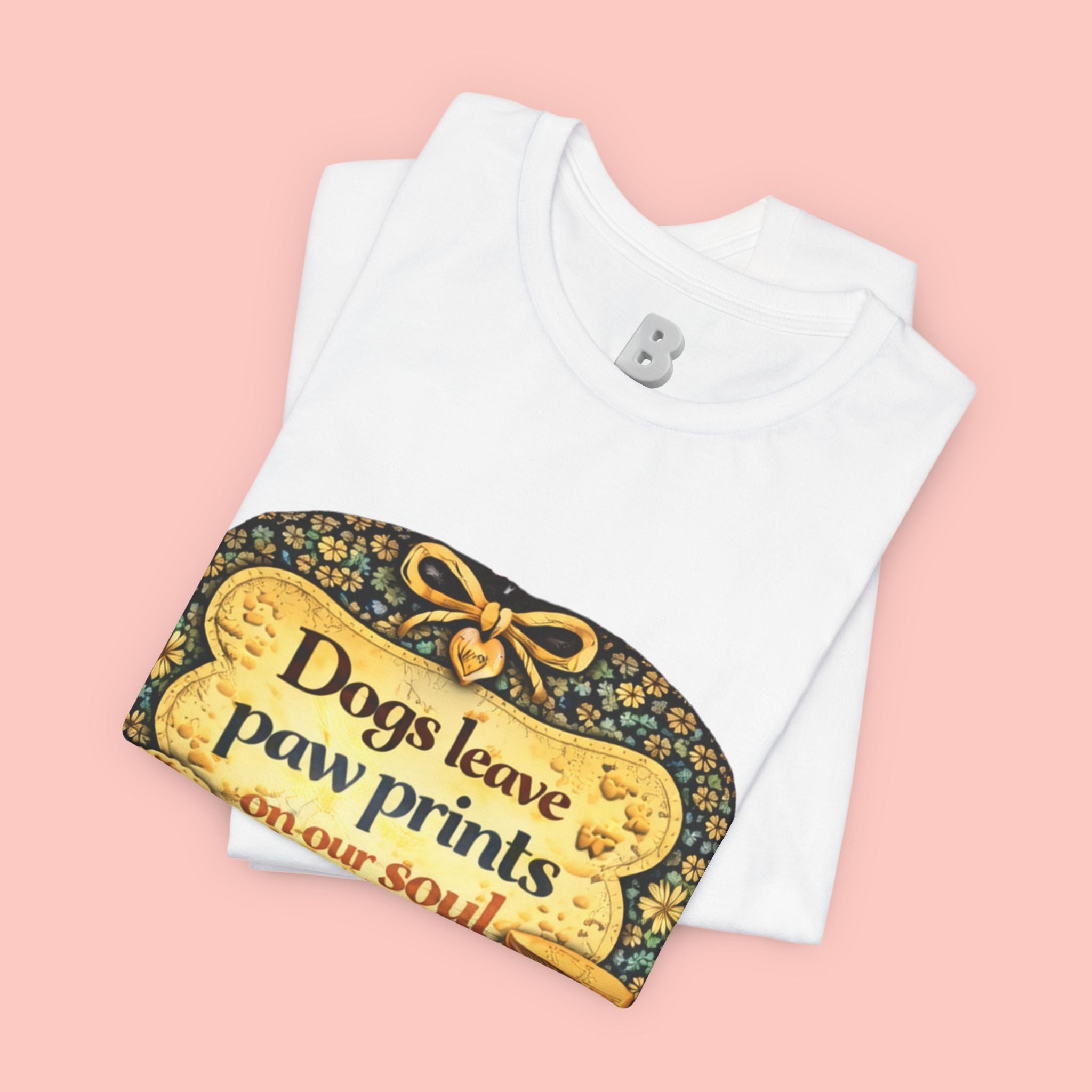 Dogs Leave Paw Prints Tee – Vintage Pet Lover T‑Shirt