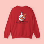 Marry the Man Crewneck Sweatshirt — Cute Dog Lovers Graphic Pullover